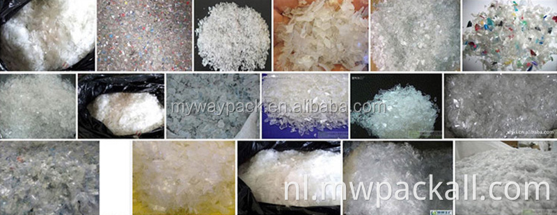 Huishoudelijke plastic verpletterende machine vlok type mes plastic afval PET-fles recycling crusher shredder: